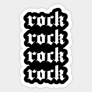 rock design Sticker